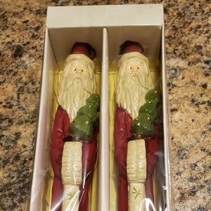 Holiday Santa Tapers